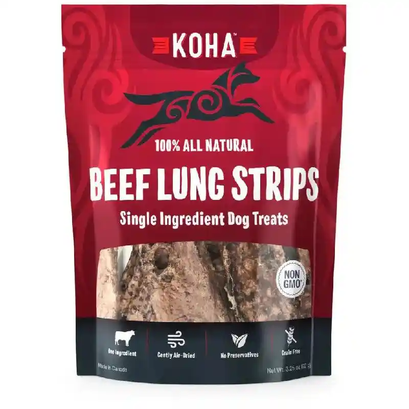 Koha Dog Air Dried Beef Strips 3.25 Oz