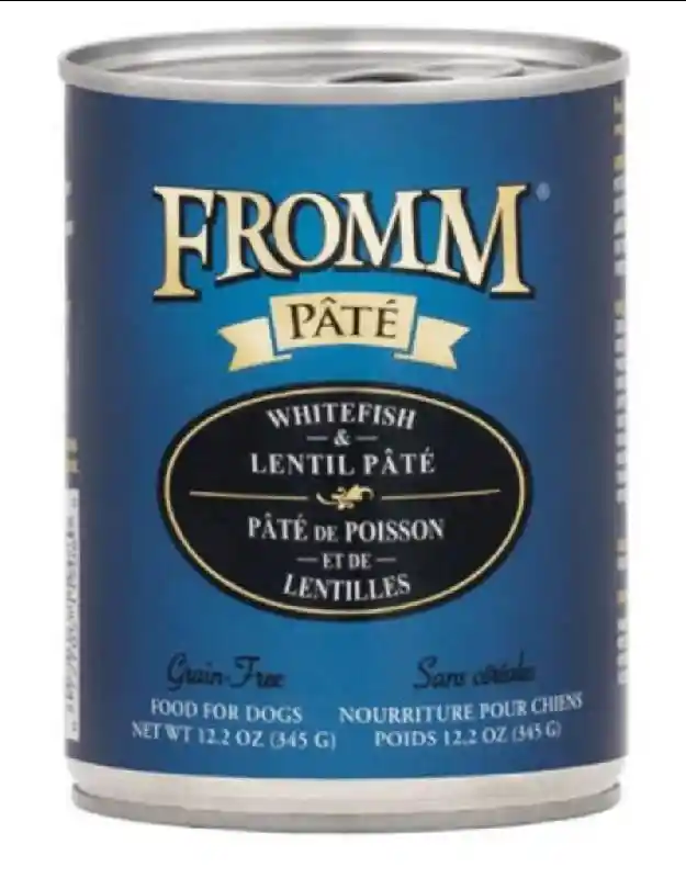 Fromm Pate Whitefish Lentil Can 12.2-oz Can