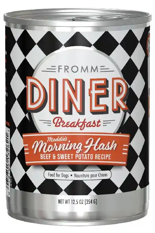 Fromm Dog Diner Hash Bf Swt Pot Can 12.5-oz 12/cs