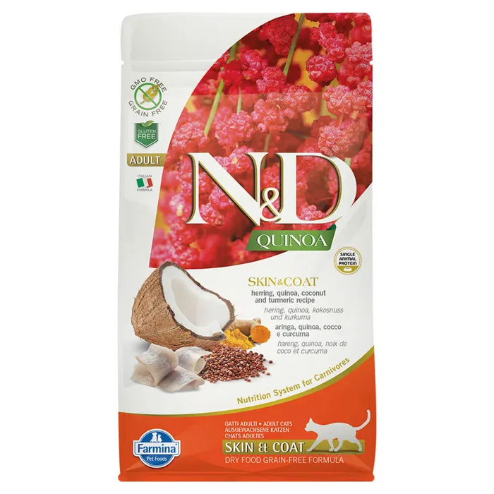 Farmina N&d Quinoa Skin & Coat Herring Dry 3.3-lb