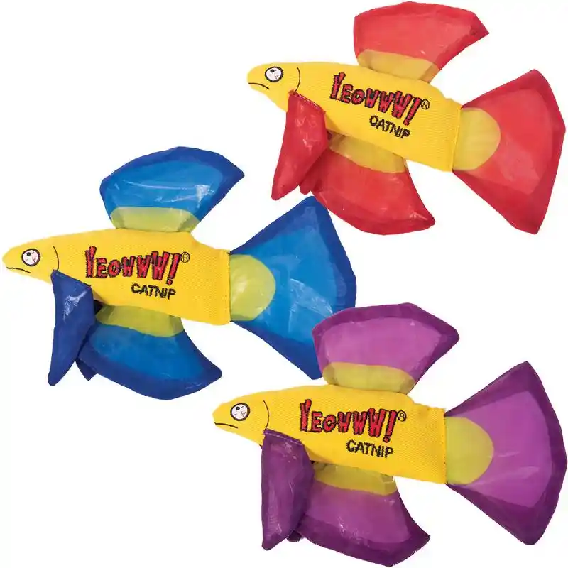 Yeowww Catnip Mo Betta Fish Red