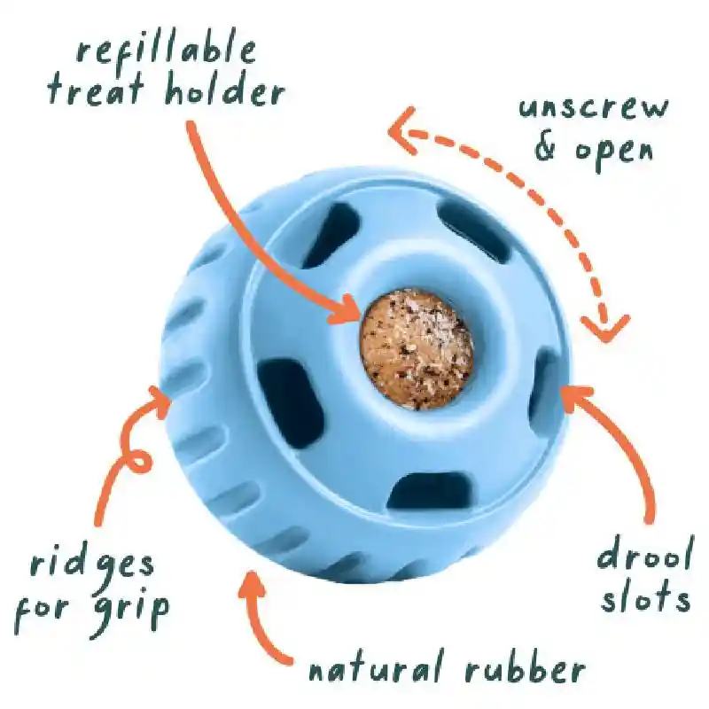 Woof Dog Toy Pupsicle Blue Small