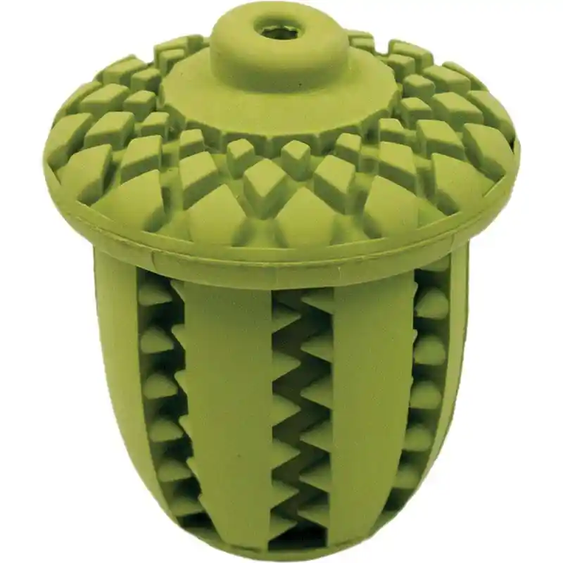 Tall Tails Natural Rubber Acorn Dog Toy, 3-in