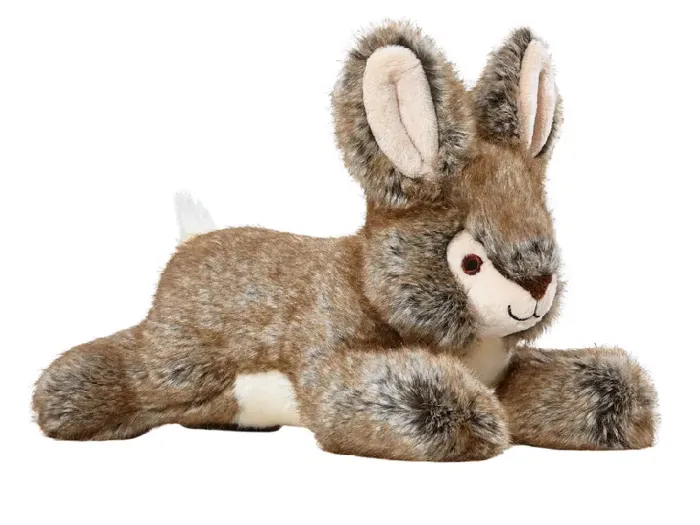Fluff & Tuff Dog Toys Brown Rabbit Large
