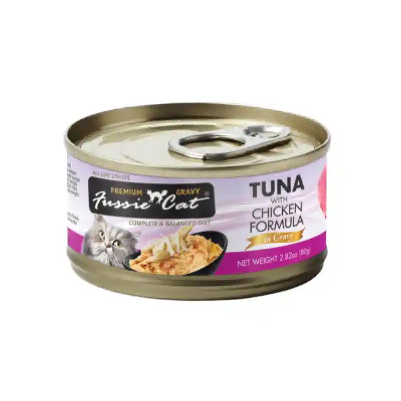 Fussiecat Can Blk Label Tuna Chkn In Gravy 24/2.82