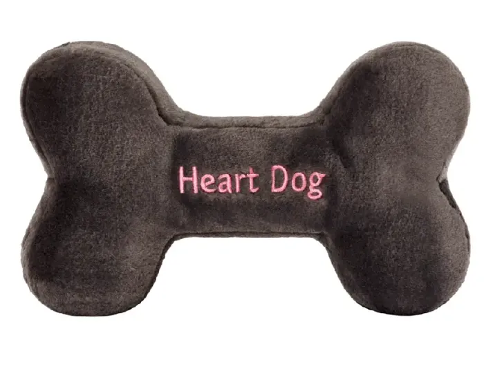 Fluff & Tuff Heart Dog Bone