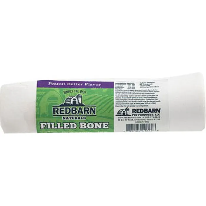 Filled Bone Natural Peanut Butter - Lrg