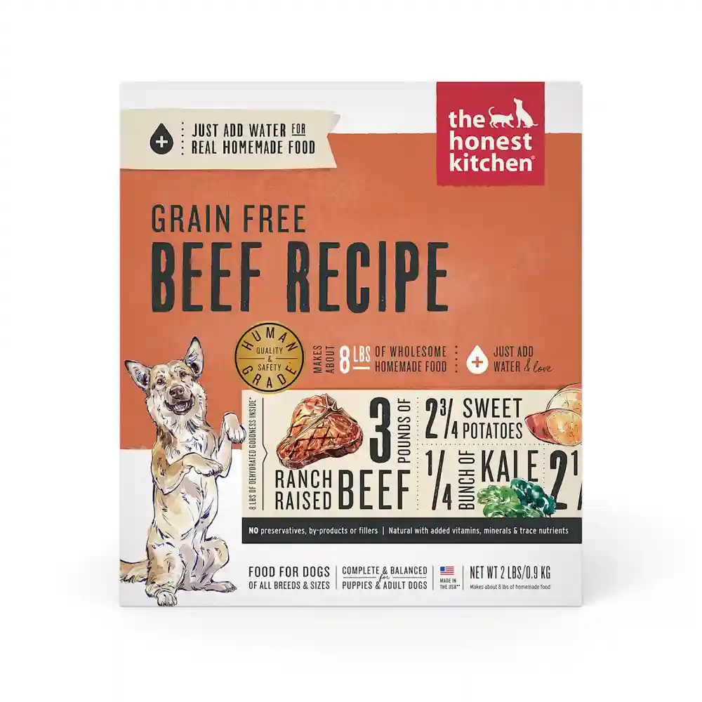 The Honest Kitchen Dog Dehydrated Gf Beef 2 Lb
