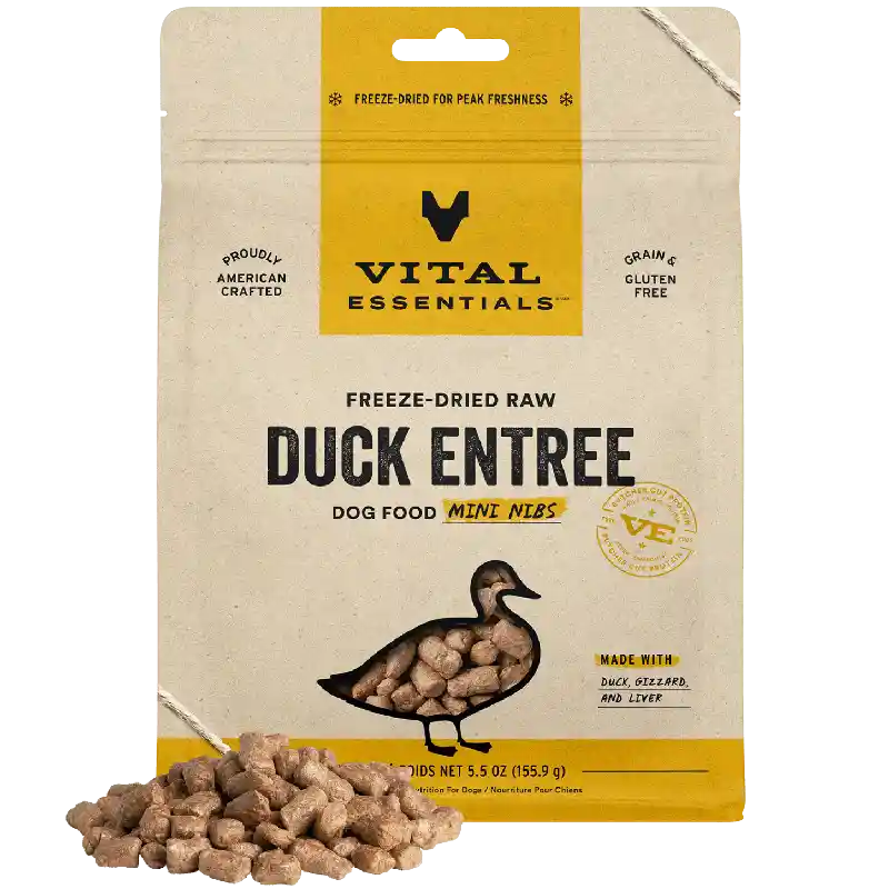 Ve Fdr Duck Entree Dog Food - Mini Nibs 14-oz