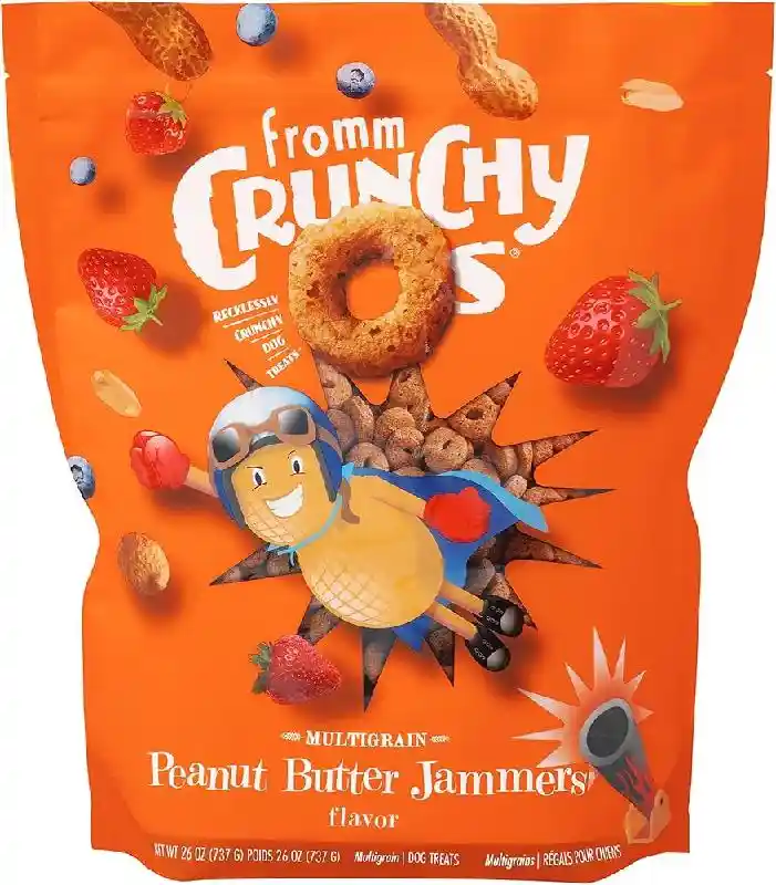 Fromm Crunchy O's P'nut Buttr Jammers Trt 6 Oz
