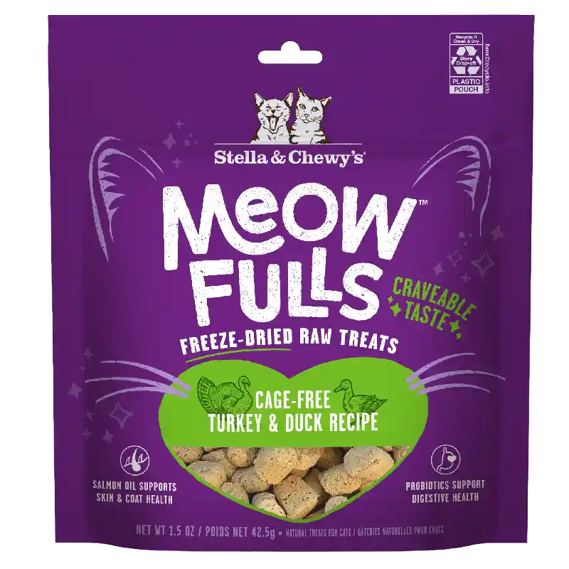 Freeze Dried Treat Turkey Duck - 1.5oz