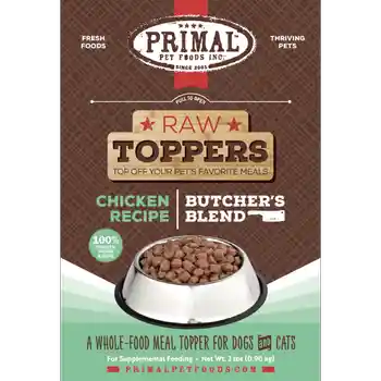 Prim Frzn Canine/feline Butcher's Blend Topper Chi