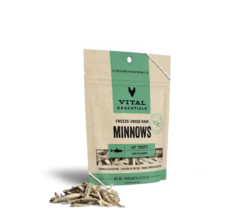 Vital Essentials Freeze Dried Minnows 0.5 Oz