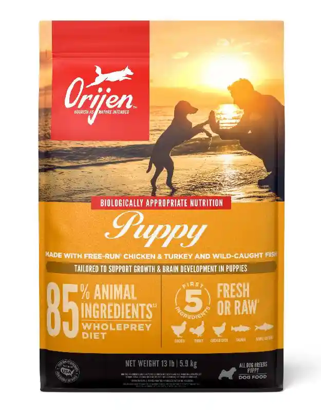 Dry Dog Food, Puppy, Grain Free 13-lb
