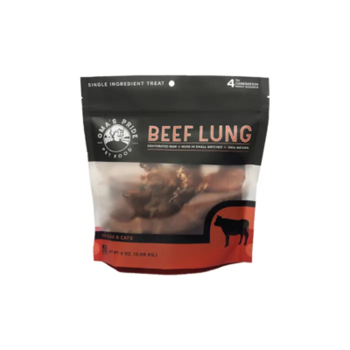 Oma's Pride Fd Lamb Lung Dehydrated 2oz Bag