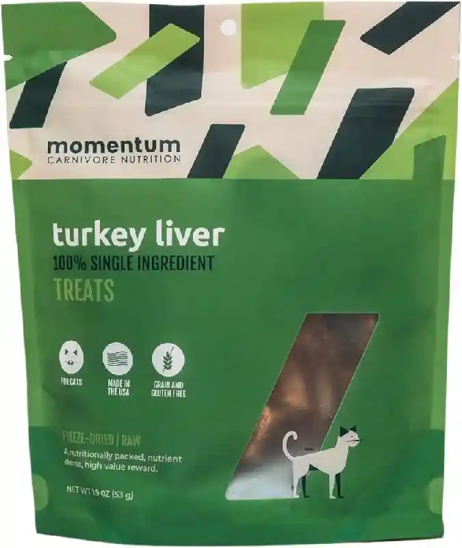 Momentum 1.9 Oz Cat Turkey Liver Fd Treat Gf Ea