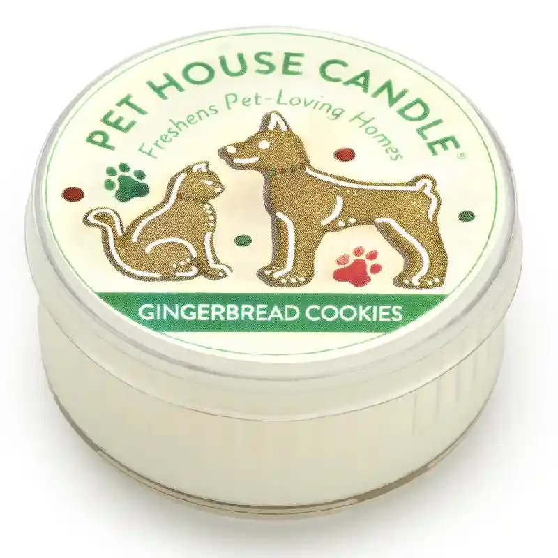 Pet House Candle Mini Ginger Bread 1.5 Oz 12/bx Wi