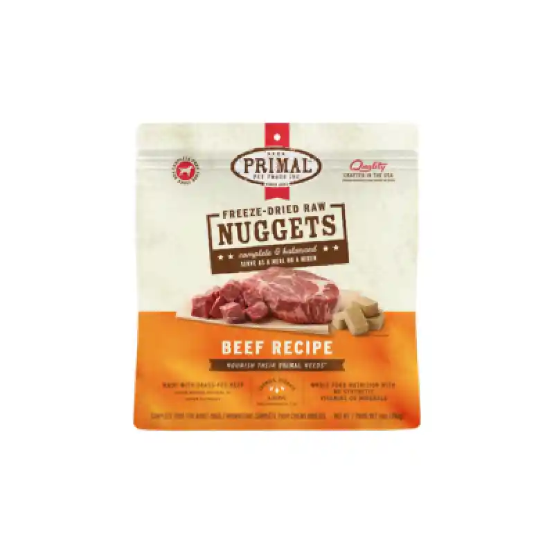 Primal Freeze Dried Beef Formula Nuggets 14 Oz