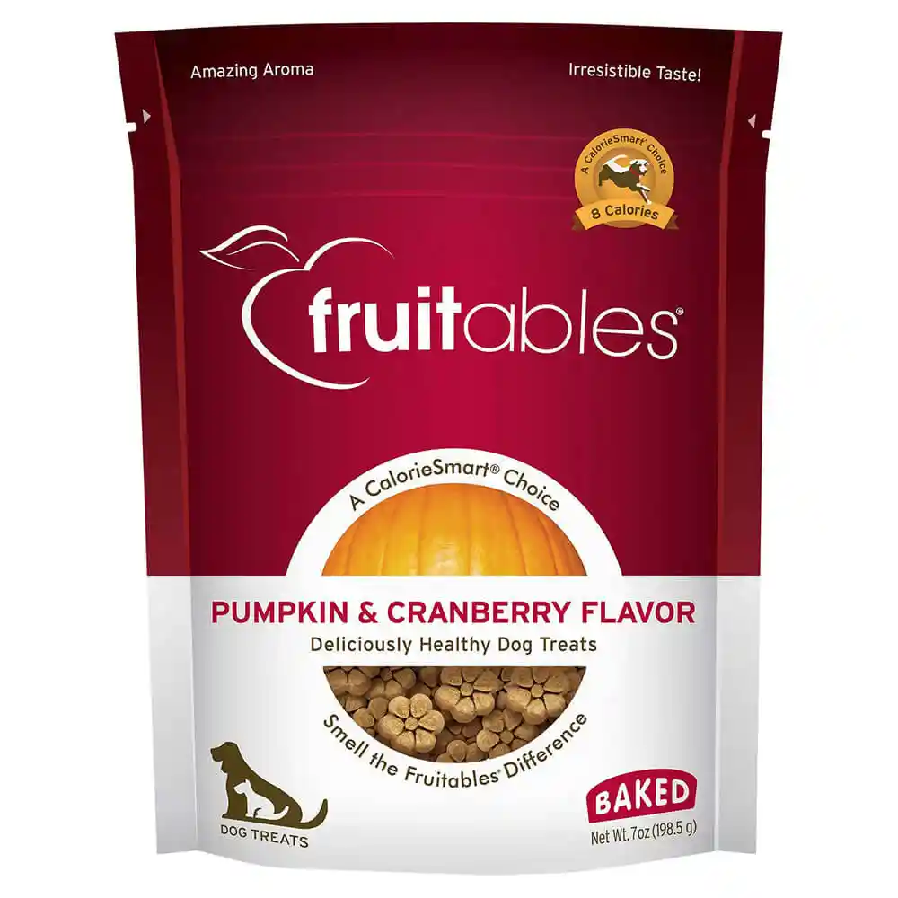 Pumpkin & Cranberry Flavor Crunchy Dog Treats 7-oz