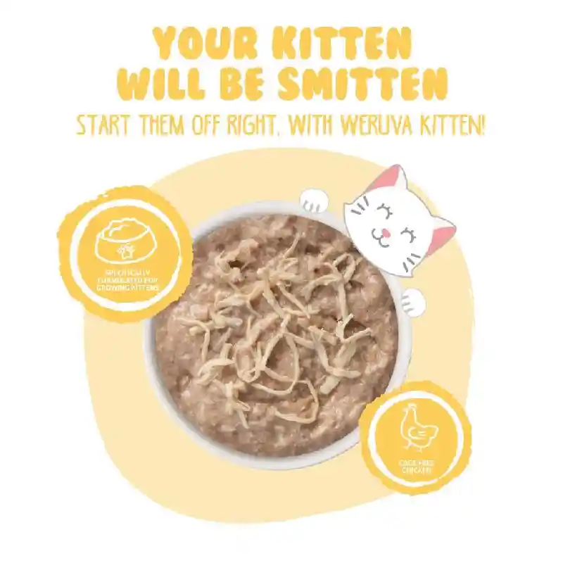 Weruva Kitten Can Chicken Au Jus Gravy 3-oz