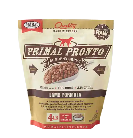 Pronto Raw Lamb Frozen Dog Food 4-lb