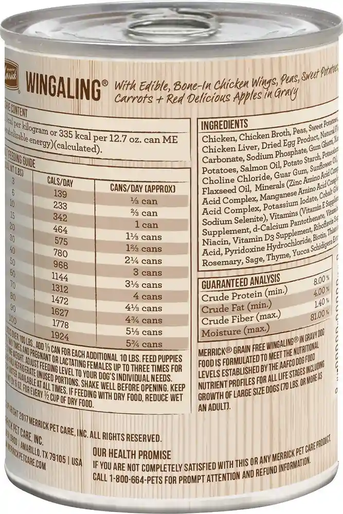 Merrick Grain-free Wingaling Canned 12.7-oz
