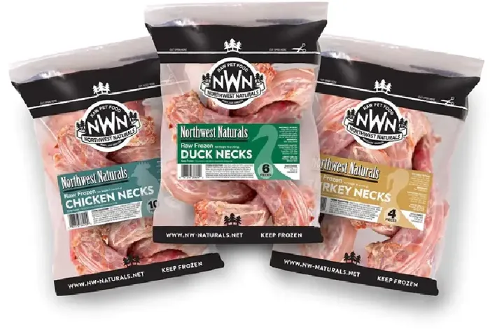 Northwest Naturals Raw Frozen Turkey Necks 4ct