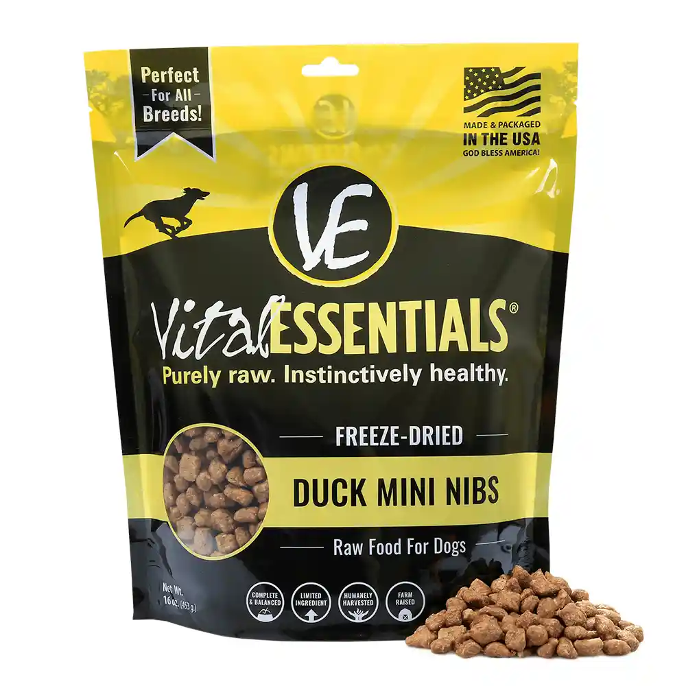 Ve Fdr Duck Entree Dog Food - Mini Nibs 14-oz
