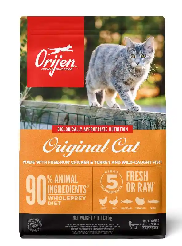 Dry Cat Food, Cat & Kitten, Grain Free 4-lb