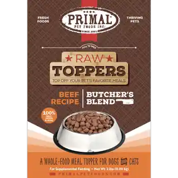 Prim Frzn Canine/feline Butcher's Blend Topper Bee