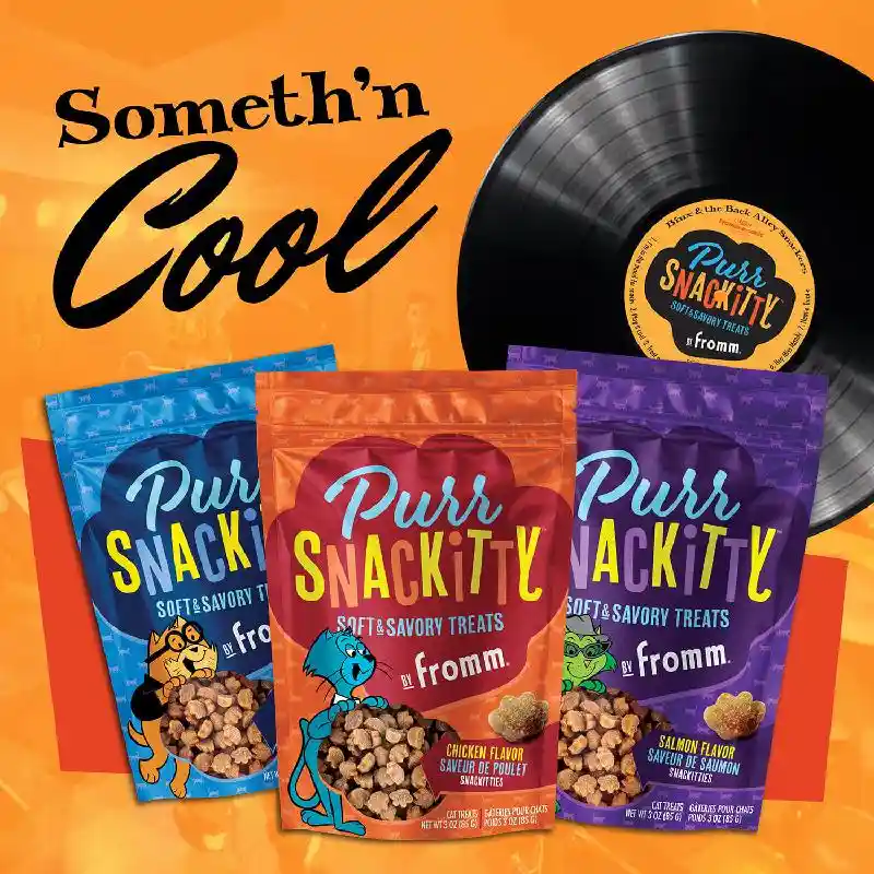 Fromm Purr Snackitty Salmon Treat 3-oz