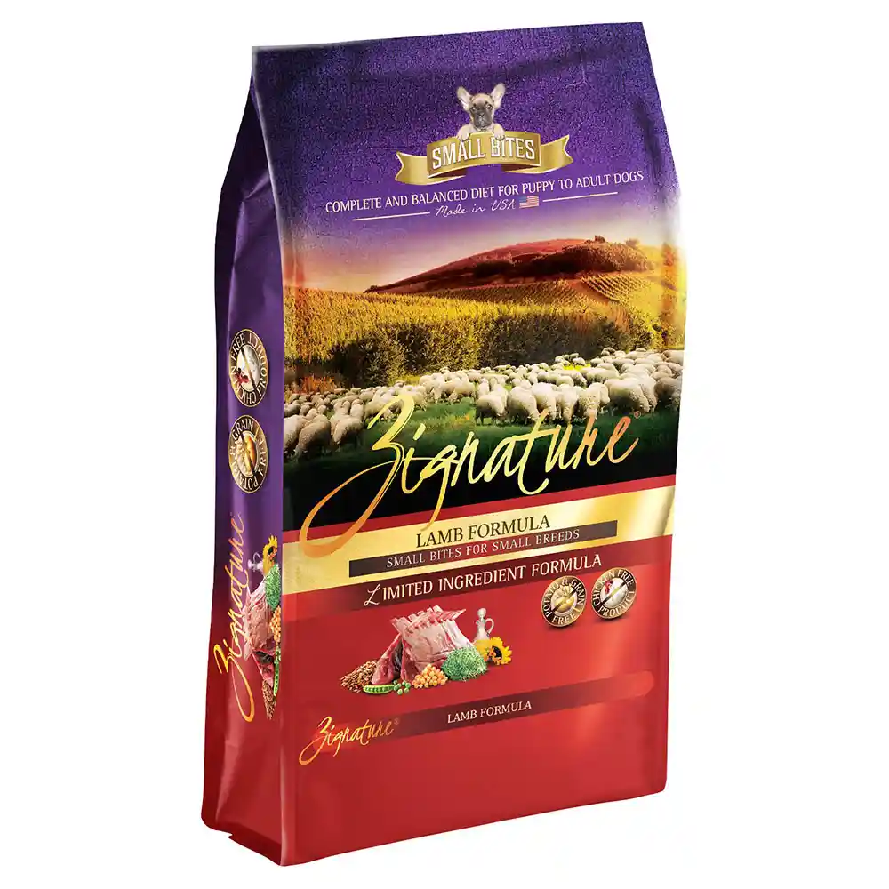 Zignature Dog Gf Small Bites Lamb 12.5 Lb