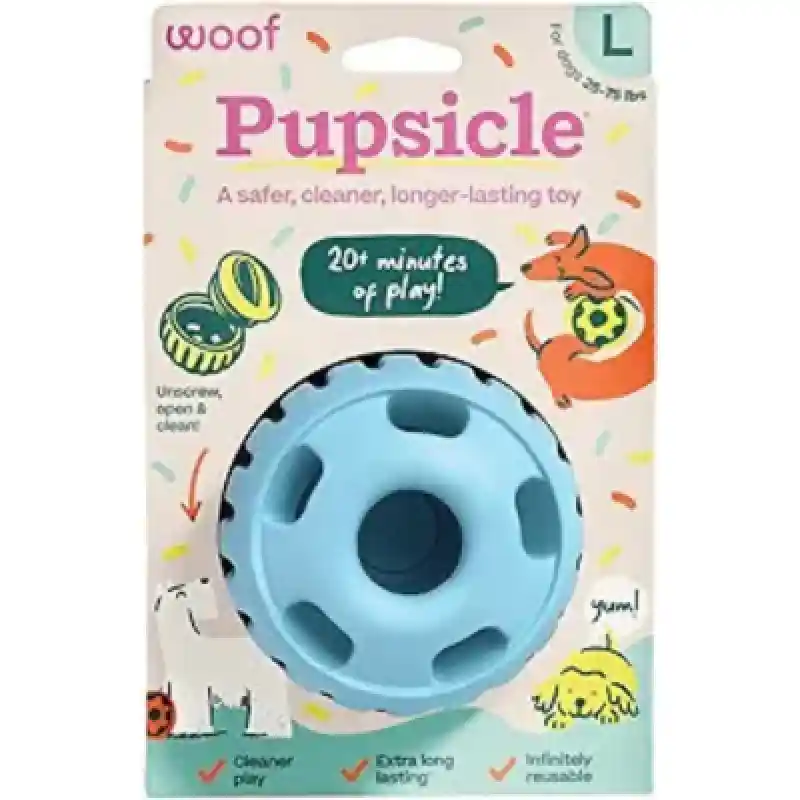 Woof Pupsicle Birthday Blue LG