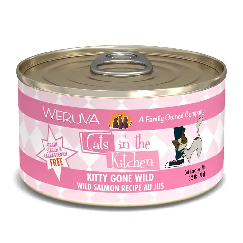 Weruva Cat Cik Gf Kitty Gone Wild Flake Can 3.2 Oz