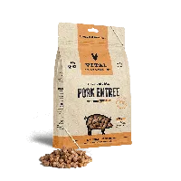 Freeze-dried Raw Pork Entree Cat Food Mini Nibs -