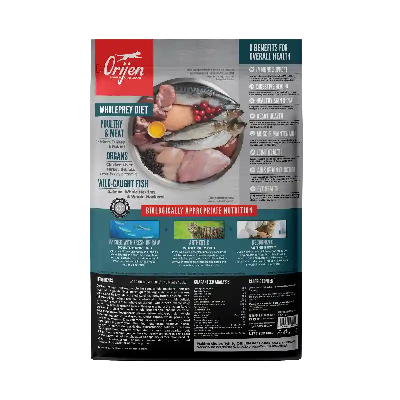 Orijen Cat Guardian8 Chicken/salmon/rabbit10 Lb