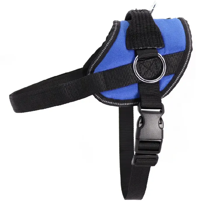 Bark Appeal Blue Reflective No Pull Harness M