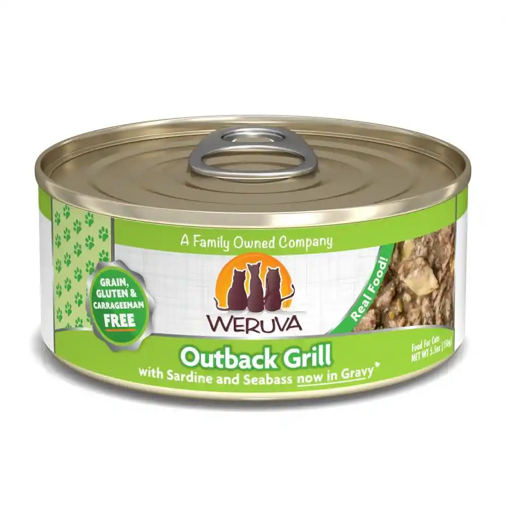 Outback Grill W/ Sardine & Seabass Can Cat 5.5-oz