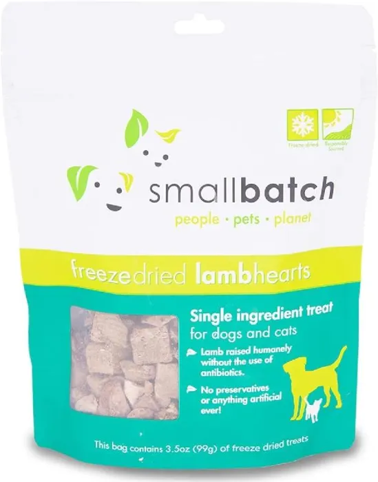 Small Batch Lamb Hearts Freeze Dried 3.5-oz