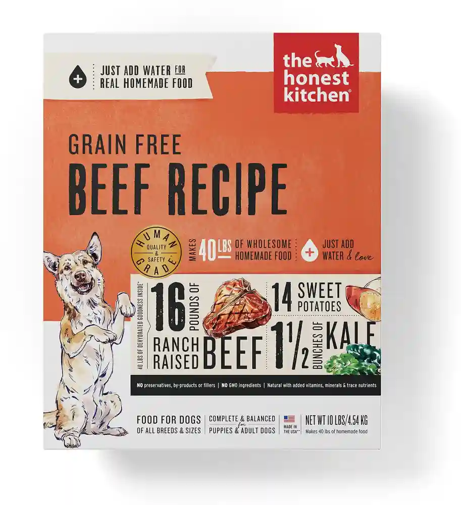 Grain-free Beef Recipe Dehydrated Dog Food 10-lb