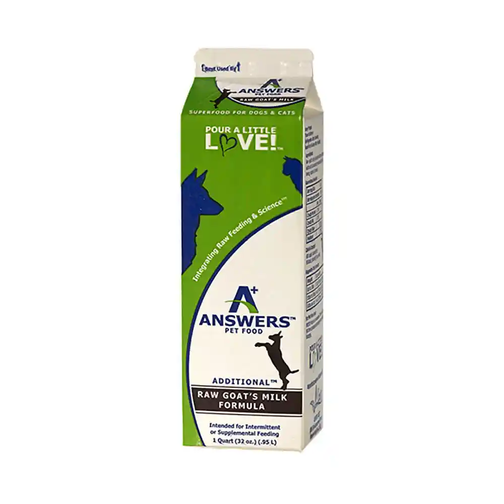 Answers Additional Goat's Milk 1 Quart