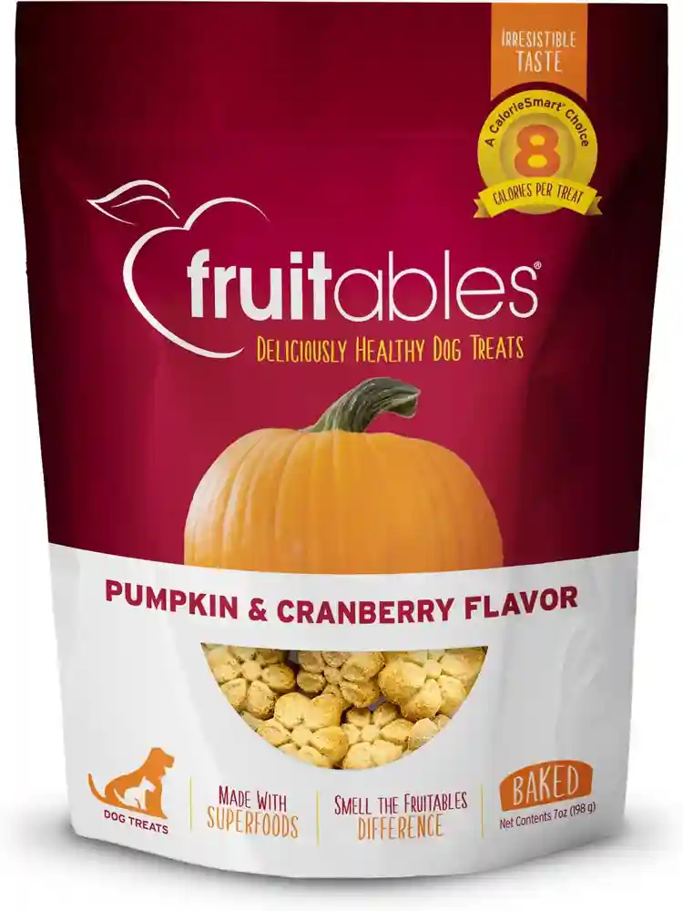 Pumpkin & Cranberry Flavor Crunchy Dog Treats 7-oz