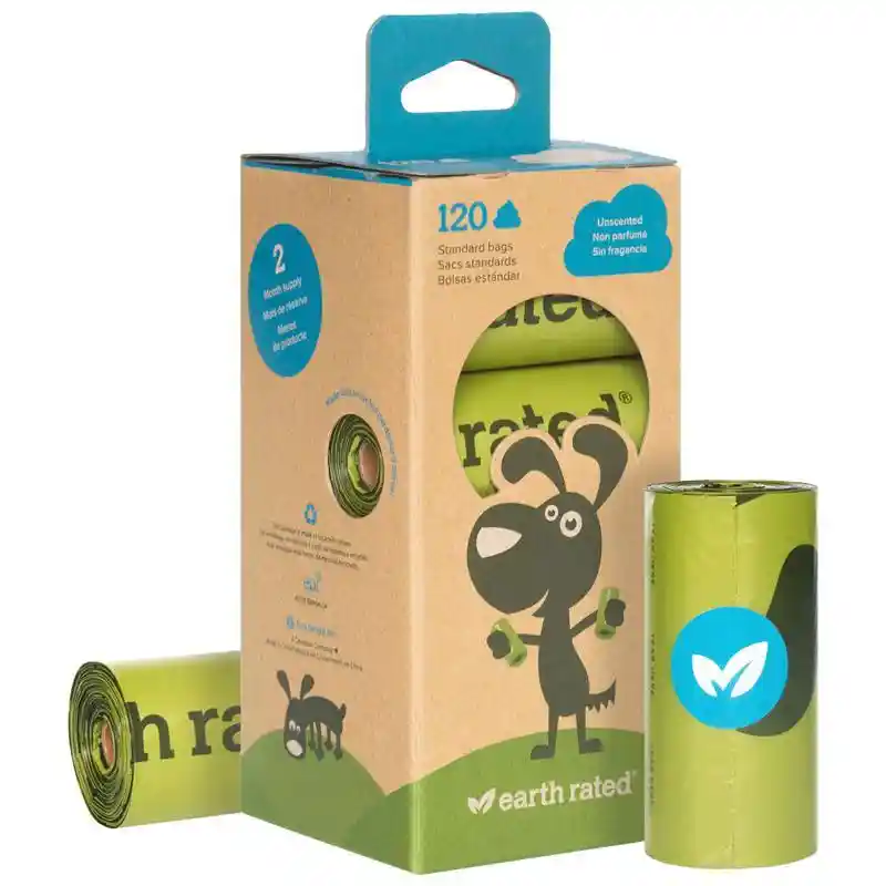 Earth Rated Poop Bag Unsctd 120ct