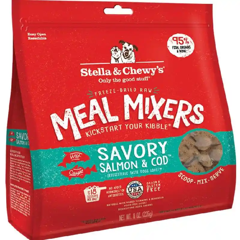 Freeze Dried Meal Mixers Salmon Cod - 8oz
