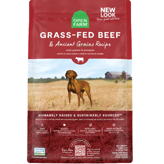 Open Farm Dog Ancient Grain Beef 4-lb