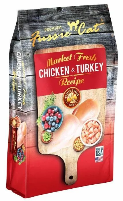 Fussie Cat Market Fresh Chicken & Turkey 10#