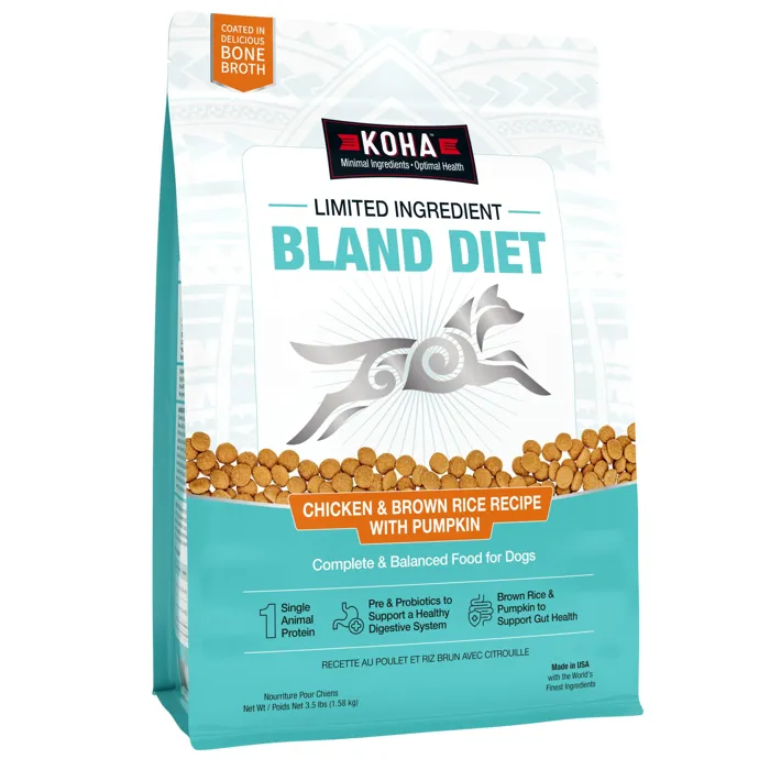 Koha Dry Lid Bland Diet Chicken Brown Rice 3.5#