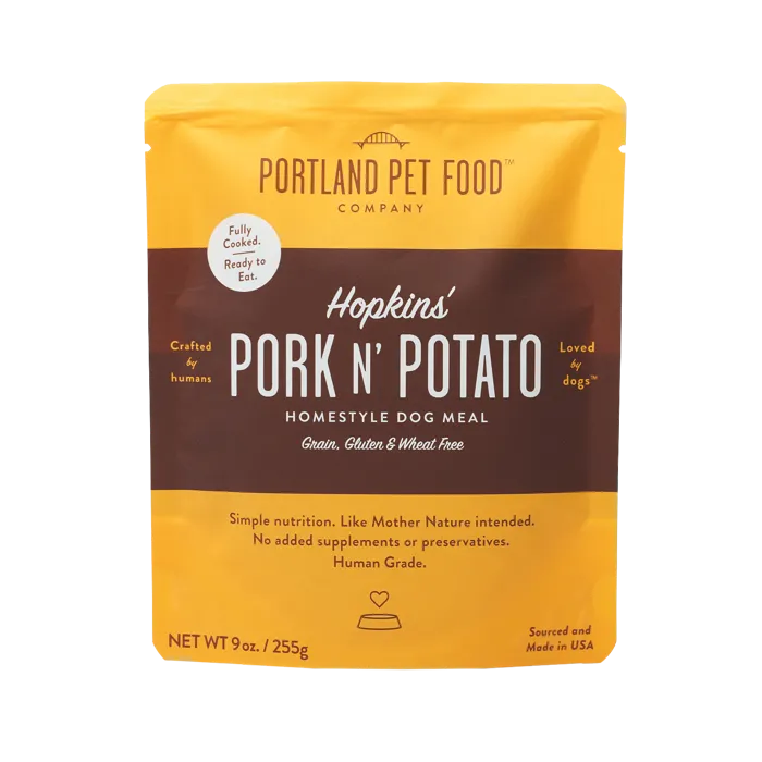 Portland Pet Food Hopkins' Pork N' Potato Gf 9-oz