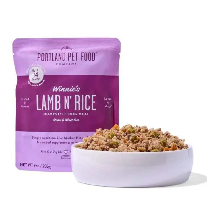 Portland Pet Dog Pouch Lamb/Rice 9oz