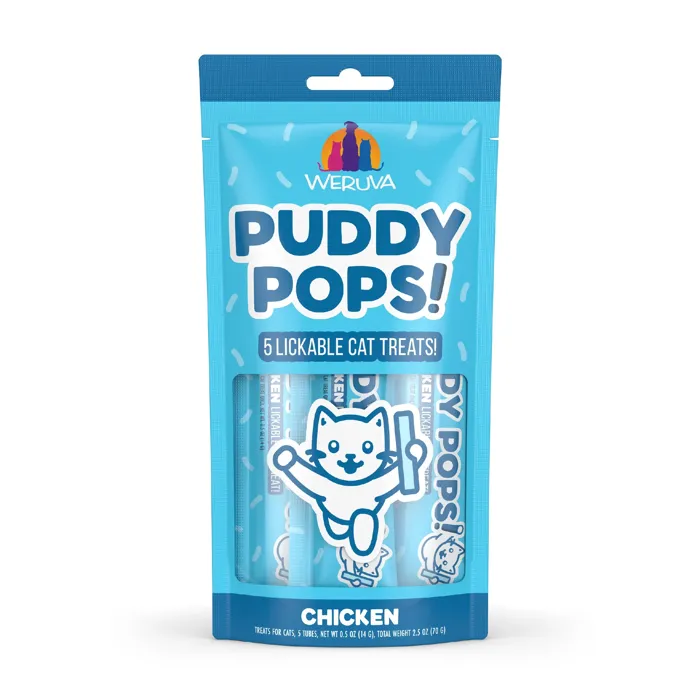 Weruva Cat Puddy Pops Chicken 5pk
